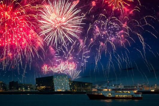 Reykjavik New Years Eve Celebration at Sea - Elding